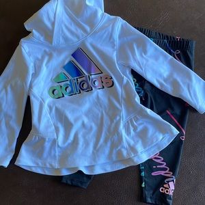 Girls Adidas Track Suit - 12 month